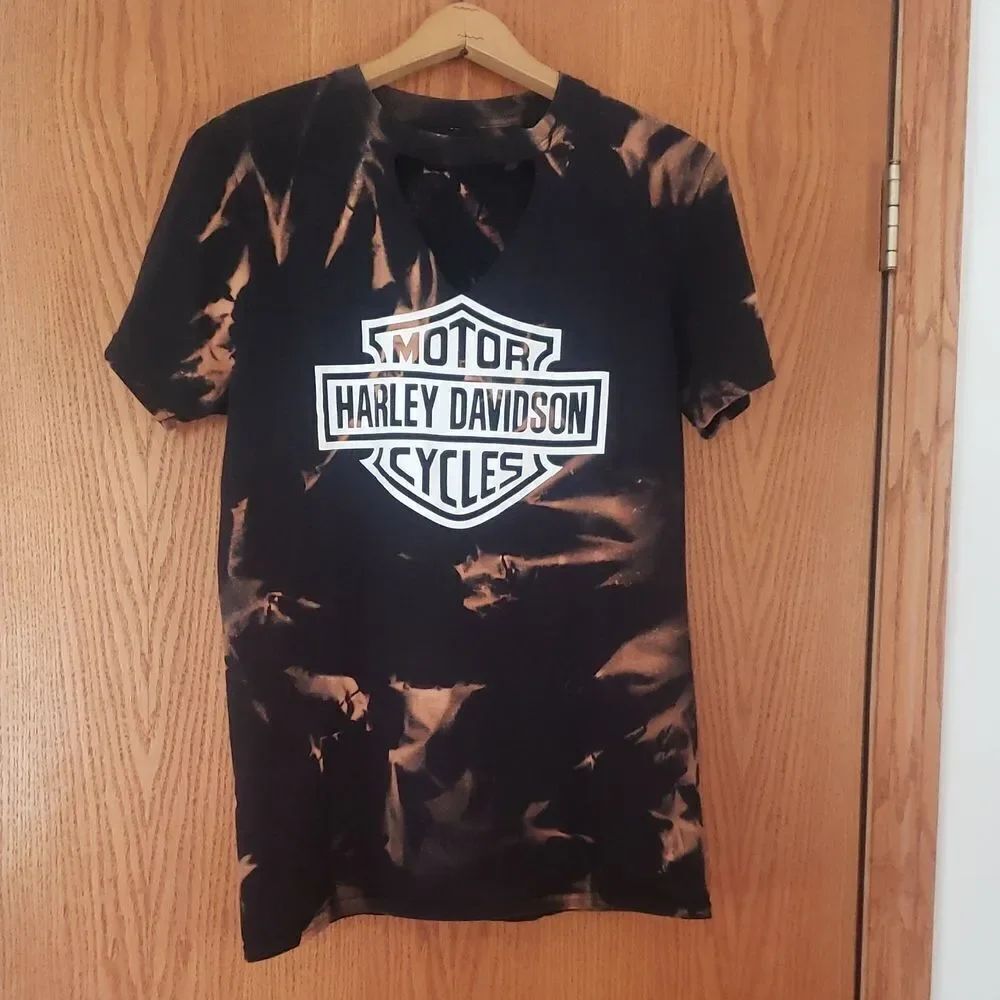 Like New Ladies Harley Davidson Flame T-Shirt Sz M?